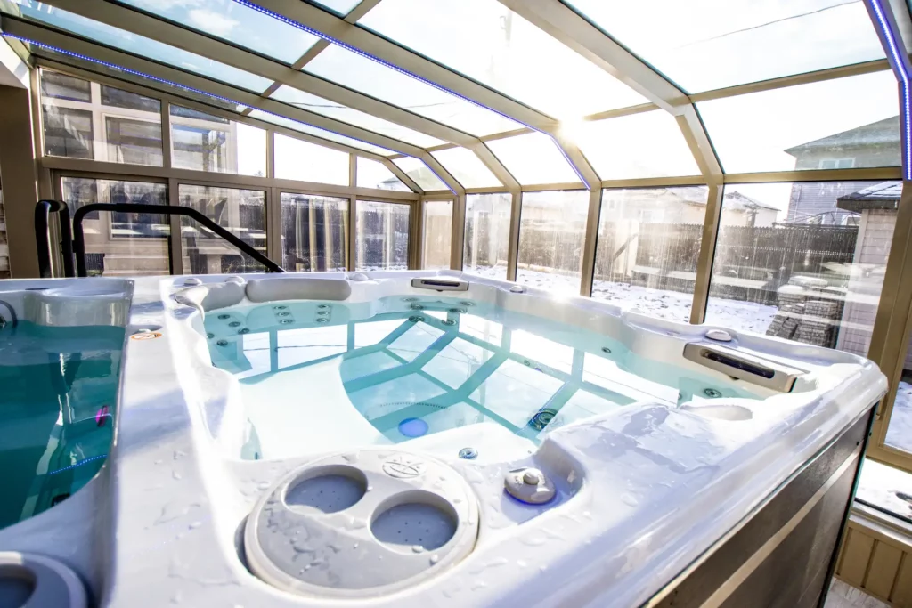 Swim Spa In The Winter