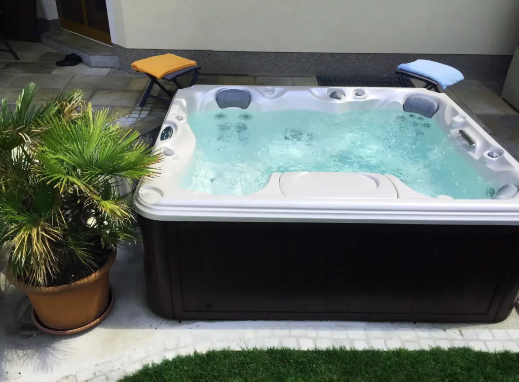 sundance spa in the backyard lifestyle